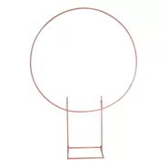 Arco Suporte Redondo Para Painel De 1,50 Cor Rosê